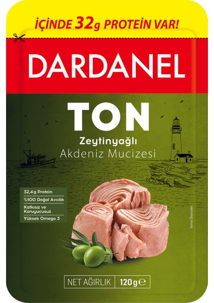 Poşet Zeytinyağlı Ton Balığı 120 gr