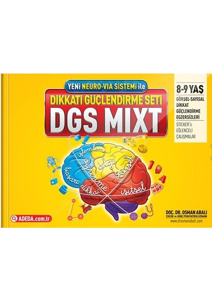 Dikkati Güçlendirme Seti Mixt 8-9 Yaş - Osman Abalı