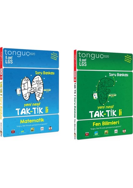 8. Sınıf Matematik Fen Taktikli Soru Bankası Seti 2 Kitap