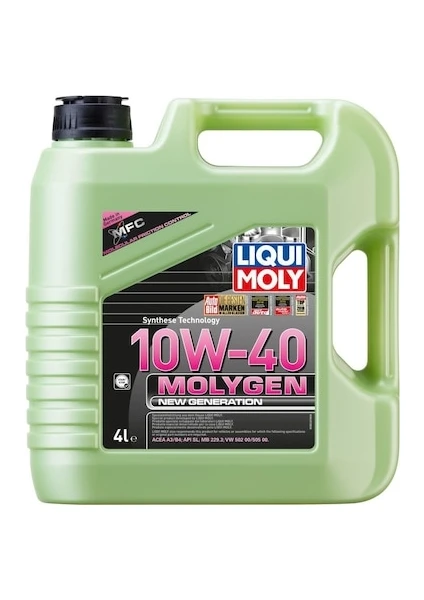 Liqui Moly Molygen New Generation 10W-40 4 Litre Motor Yağı ( Üretim Yılı: 2023 )