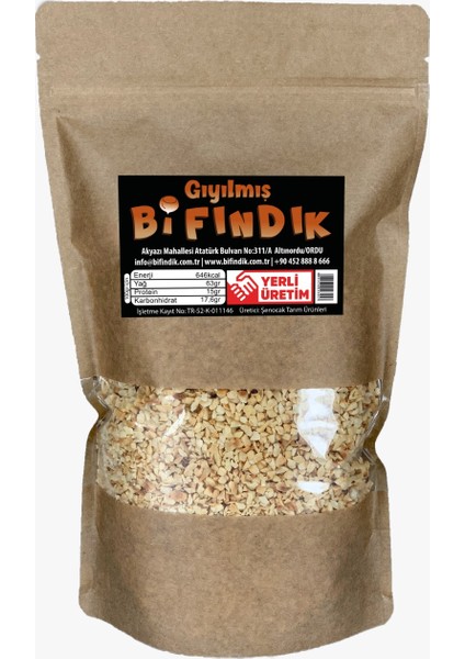 Kıyılmış Fındık 250 gr