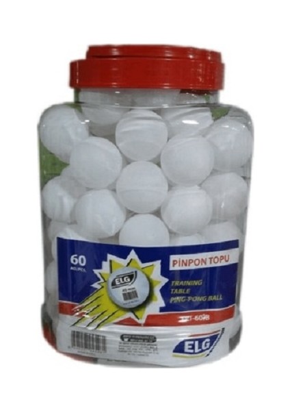 Elg Pinpon Topu Beyaz Elg 60 Pcs