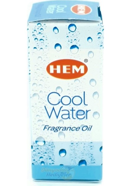 Rahatlatıcı Su Aromalı Lüks Buhurdanlık Yağı Cool Water 10 ml