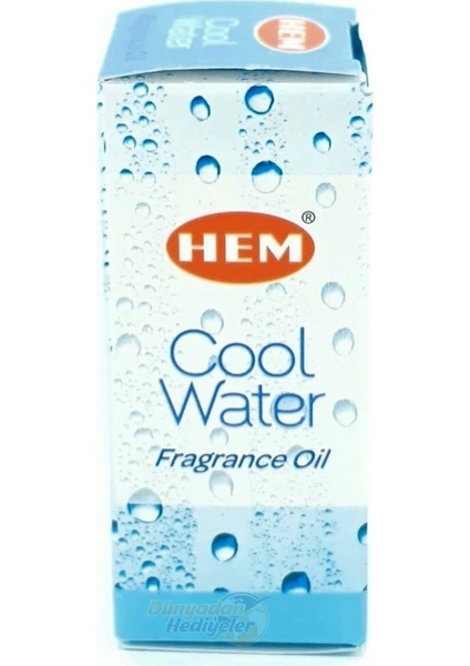 Dünyadan Hediyeler Rahatlatıcı Su Aromalı Lüks Buhurdanlık Yağı Cool Water 10 ml