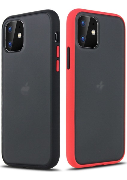 Apple iPhone 11 Pro Max Kılıf Zore Fri Mat Darbe Emici Silikon Mor