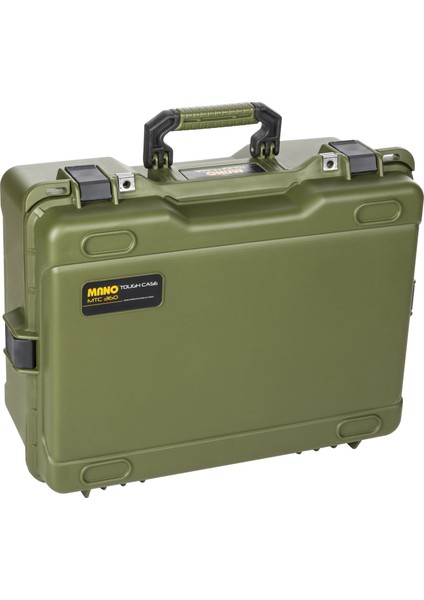 Mtc 360C Yeşil Yumurta Sünger Kare Lazer Kesim Süngerli Tough Case Pro Takım Çantası