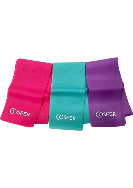 Csf-Plk 90X7,5 cm 3.lü Pilates Lastiği