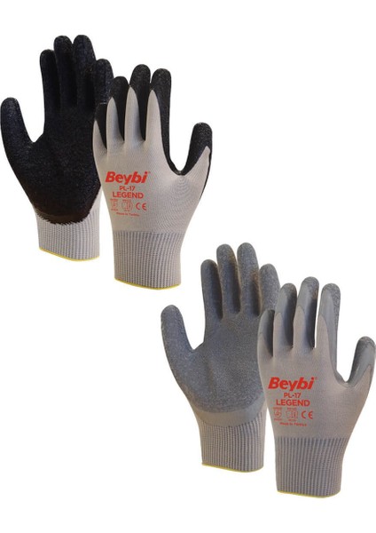 Pl 17 Legend Polyester Örme Lateks Kaplı Eldiven