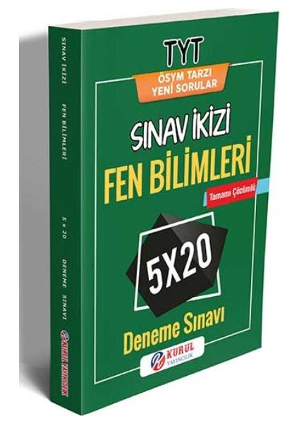 Tyt Fen Bilimleri Sınav İkizi Tamamı Çözümlü 5×20 Deneme Sınavı