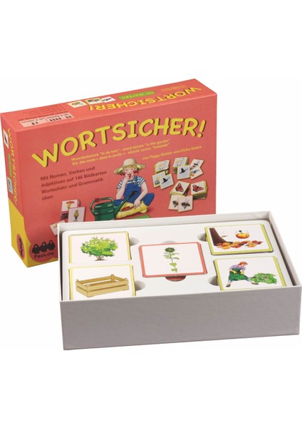 Sözcük Oyunu - Bahçede I Wortsicher Garten