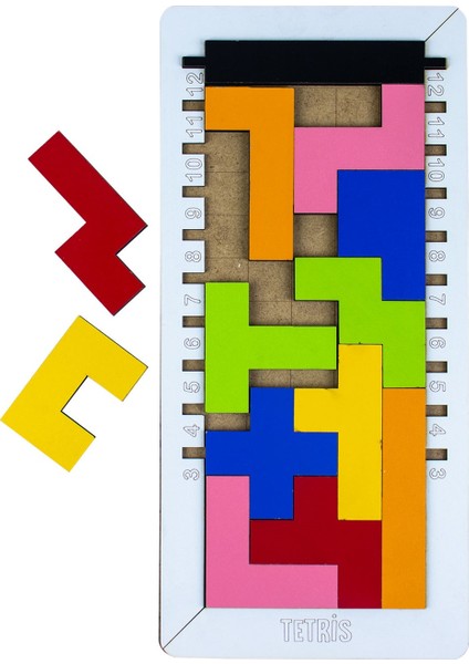 Ahşap Tetris Eğitici Oyun Seti