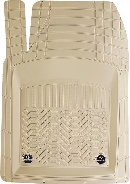 BMW 725 Bej Renk Profesyonel 3D Havuzlu Paspas 5 Parça