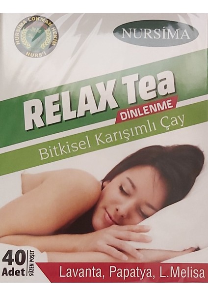 Nursi̇ma Relax Bitkisel Karışımlı Çay 40 Adet