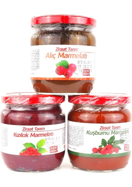 Ziraat Tarım Şeker İlavesiz Kuşburnu Marmelatı 450 Gr