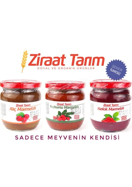 Ziraat Tarım Şeker İlavesiz Kızılcık Marmelatı 450 Gr