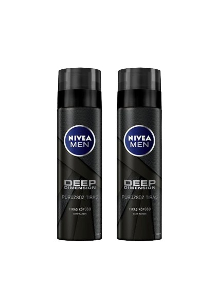 Men Deep Dimension Tıraş Köpüğü 200 ml x 2 Adet