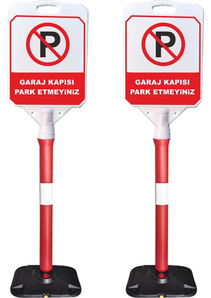 Garaj Kapısıdır Park Etmeyiniz Uyarı Dubası 2'li