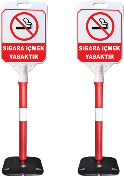Sigara Içmek Yasaktır Uyarı Dubası 2'li
