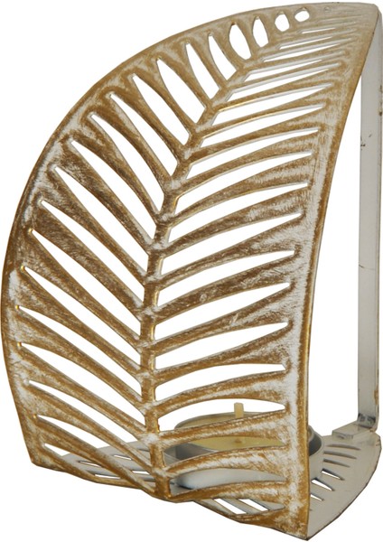 Home Mumluk Yaprak Krem Sarı Patine