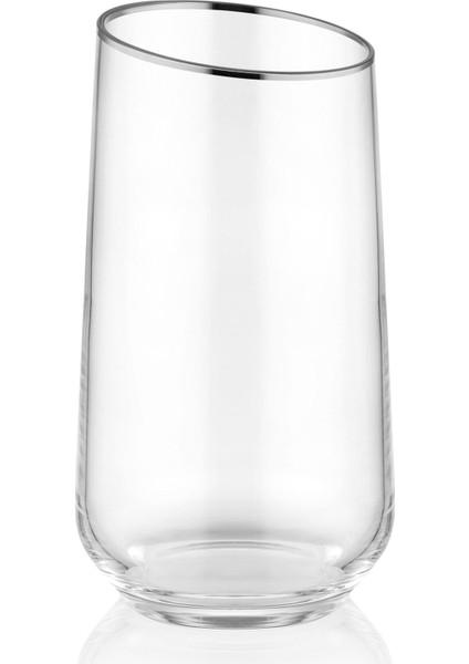 Gina Su Bardağı Uzun 6'lı Set - Gümüş modelleri