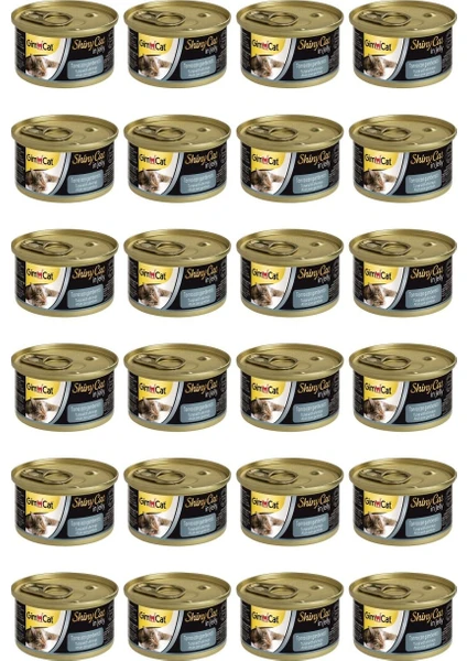 Shinycat Tuna Balıklı Karidesli Konserve Kedi Maması 70 gr x 24 Adet