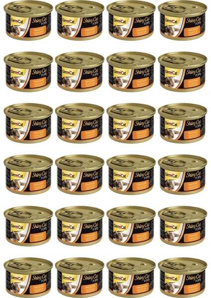 Shinycat Konserve Kedi Maması - Tuna Balıklı Tavuklu 70 gr x 24 Adet