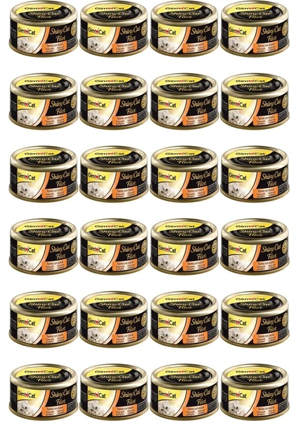 Shinycat Fileto Tuna Bal Kabaklı Kedi Maması 70 gr x 24 Adet