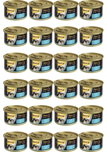 Shinycat Tuna Balıklı Konserve Yavru Kedi Maması 70 gr x 24 Adet