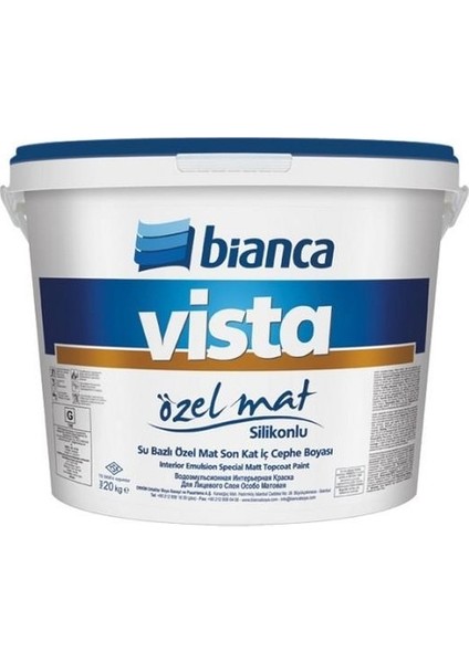 Vista Silikonlu Özel Mat 10 kg 1306 Şampanya