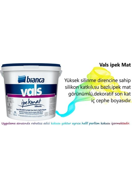 Vals Mat Silinebilir 2,5 lt 0752 Paris Grisi