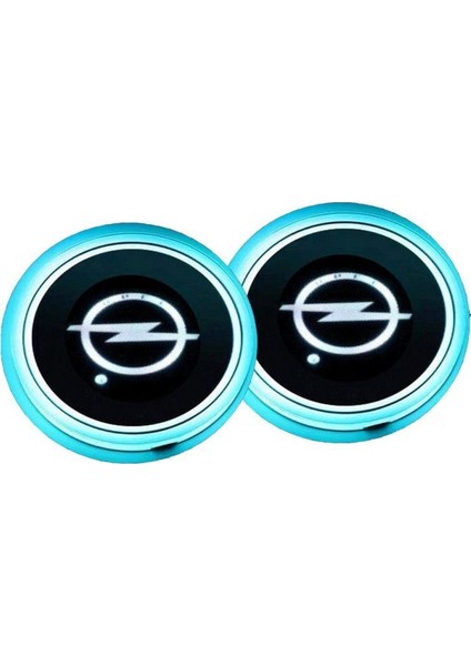 Opel Uyumlu Ledli Bardaklık Altı USB Şarjlı