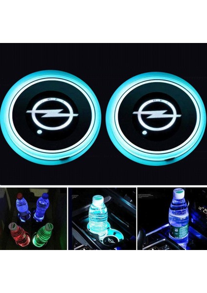 Opel Uyumlu Ledli Bardaklık Altı USB Şarjlı fiyatları