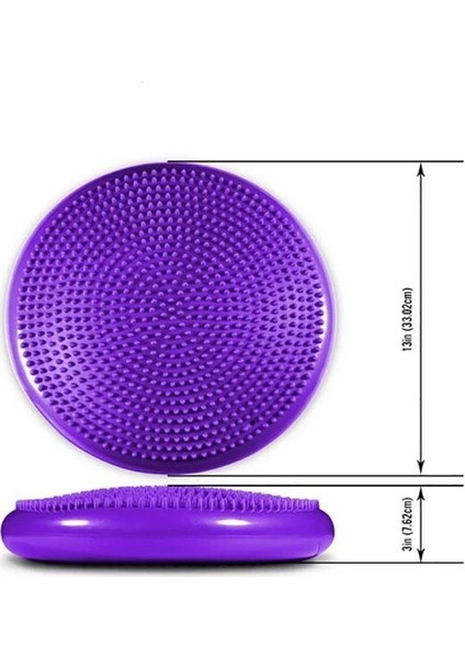 Clt-10 Denge Diski Balance Trainer Denge Topu - Mor