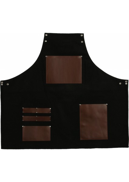 Nakışlı Boyundan Askılı Mutfak İş Önlüğü Barista Master Chef Garson Kuaför Tattoo Önlük