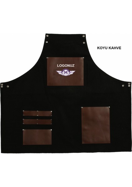 Nakışlı Boyundan Askılı Mutfak İş Önlüğü Barista Master Chef Garson Kuaför Tattoo Önlük fiyatları