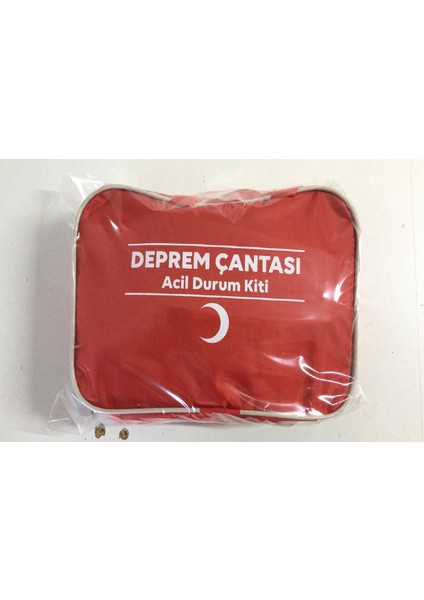 Deprem Çantası Acil Ilk Yardım Çantası Kırmızı Full Içerik fiyatları