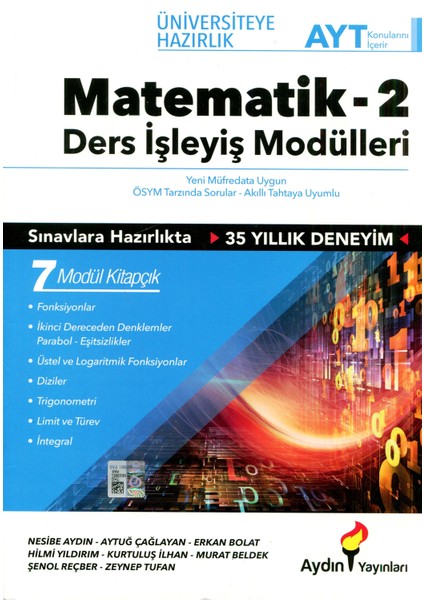 AYT Matematik-2 Ders İşleyiş Modülleri