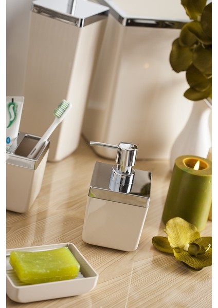 Toskana 5 Parça Banyo Seti Bej