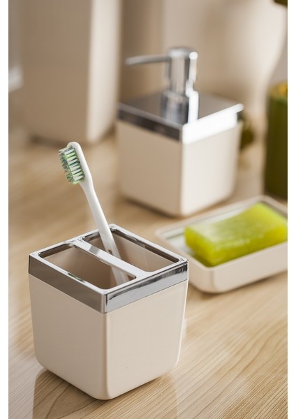 Toskana 5 Parça Banyo Seti Bej