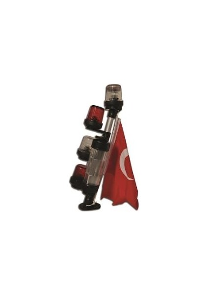 Bayrak Direği Kombine Reflektörlü 40 cm