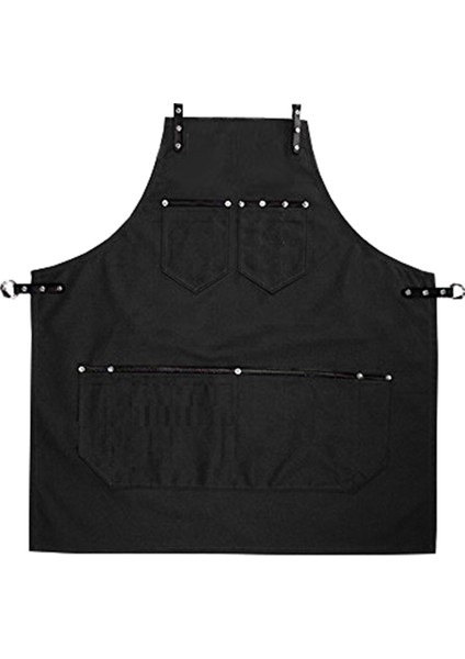 Nakışlı Boyundan Askılı Mutfak İş Önlüğü Barista Master Chef Garson Kuaför Tattoo Önlük