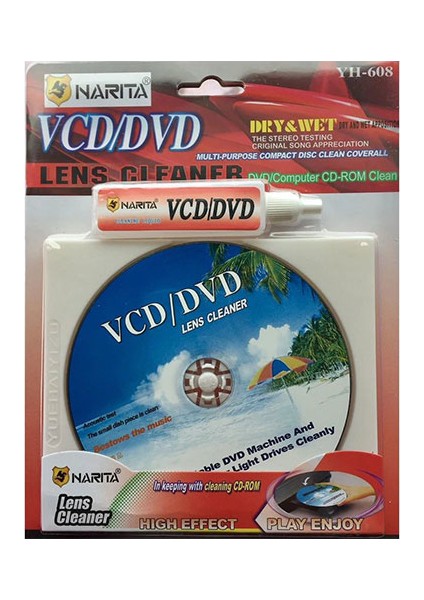 Narita Dvd-Vcd Lens Temizleme Seti