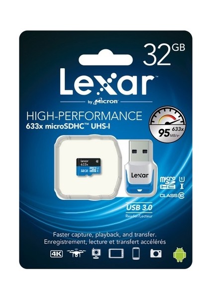 32 GB 633X 4K Micro Sd Hafıza Kartı (95 Mb/s) modelleri
