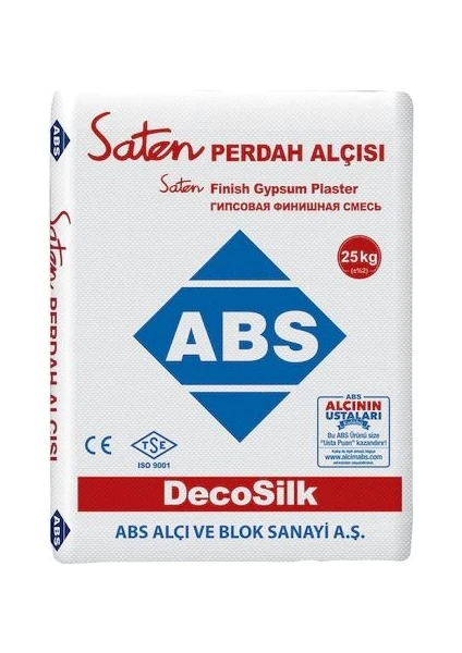 Saten Alçı 25 kg