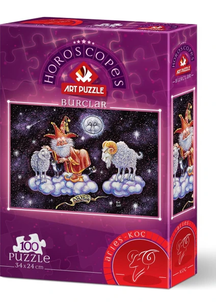 Art Puzzle Koç  Burcu 100 Parça Puzzle