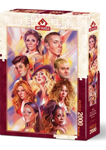 Dünya Müzik Starları 2000 Parça Puzzle
