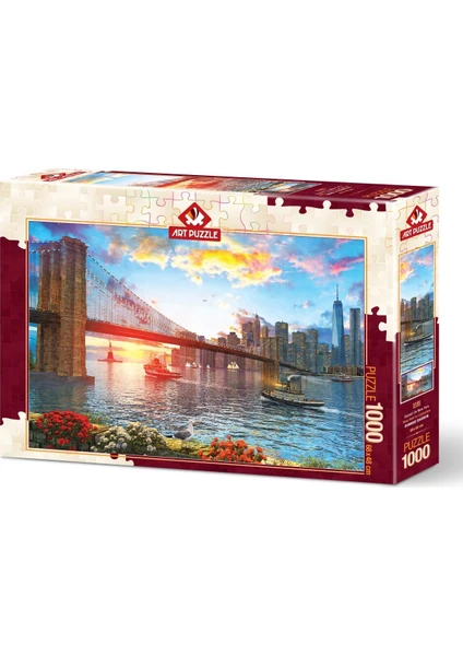 Art Puzzle New York'ta Günbatımı 1000 Parça Puzzle 5185