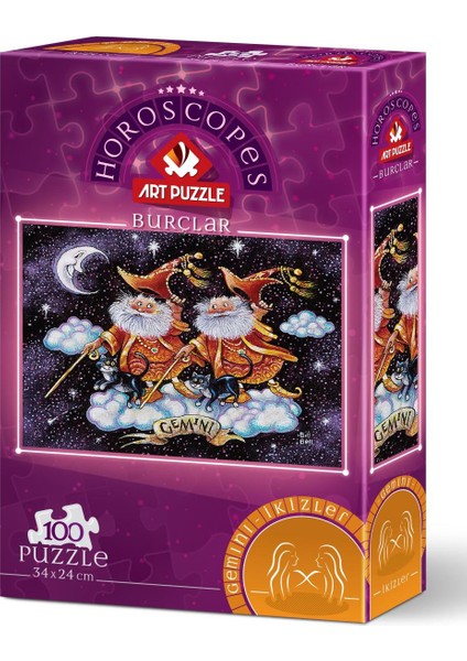 Art Puzzle Ikizler  Burcu 100 Parça Puzzle