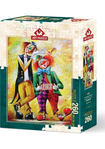 Müzisyen Palyaçolar 260 Parça Puzzle