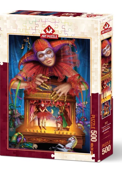 Maskeli Kuklacı 500 Parça Puzzle